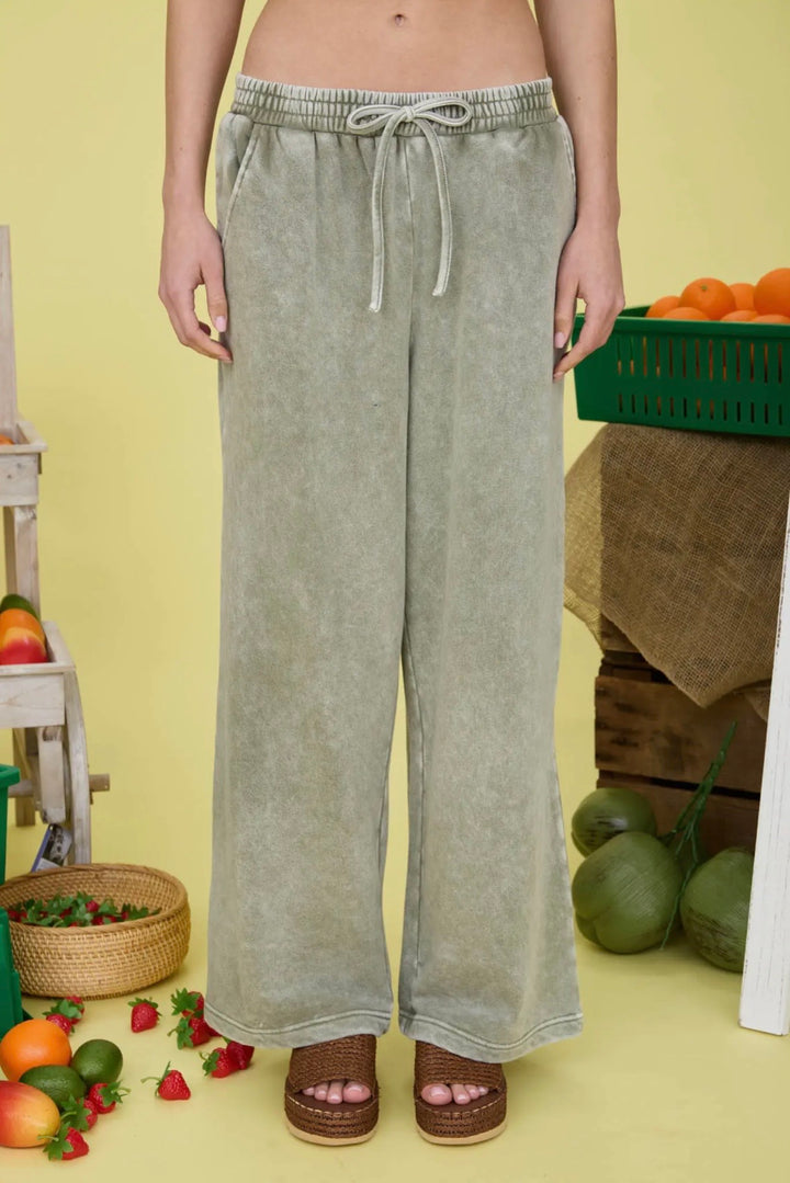Misty Olive Sweats