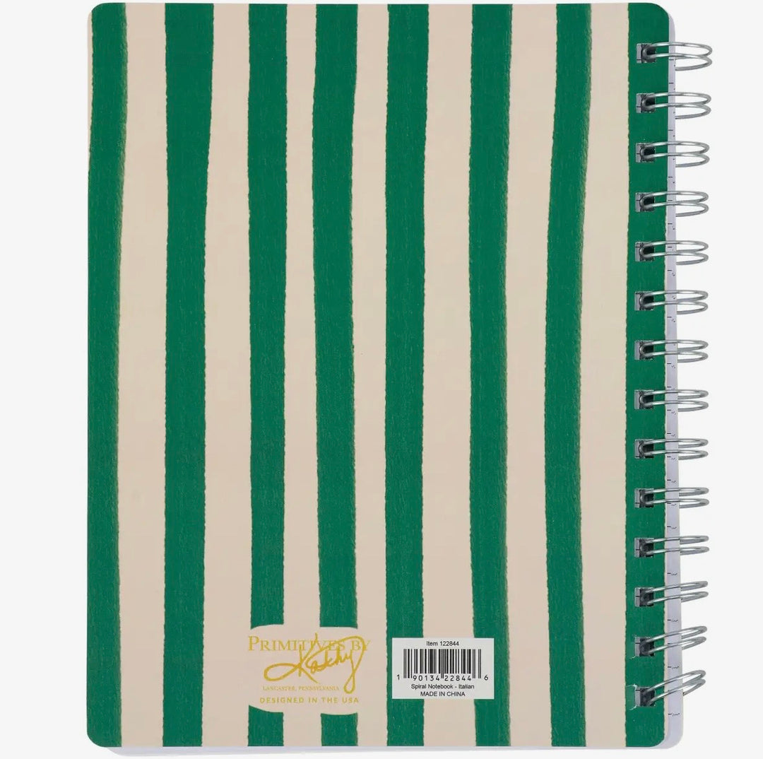 Italian Coast Spiral Notebook