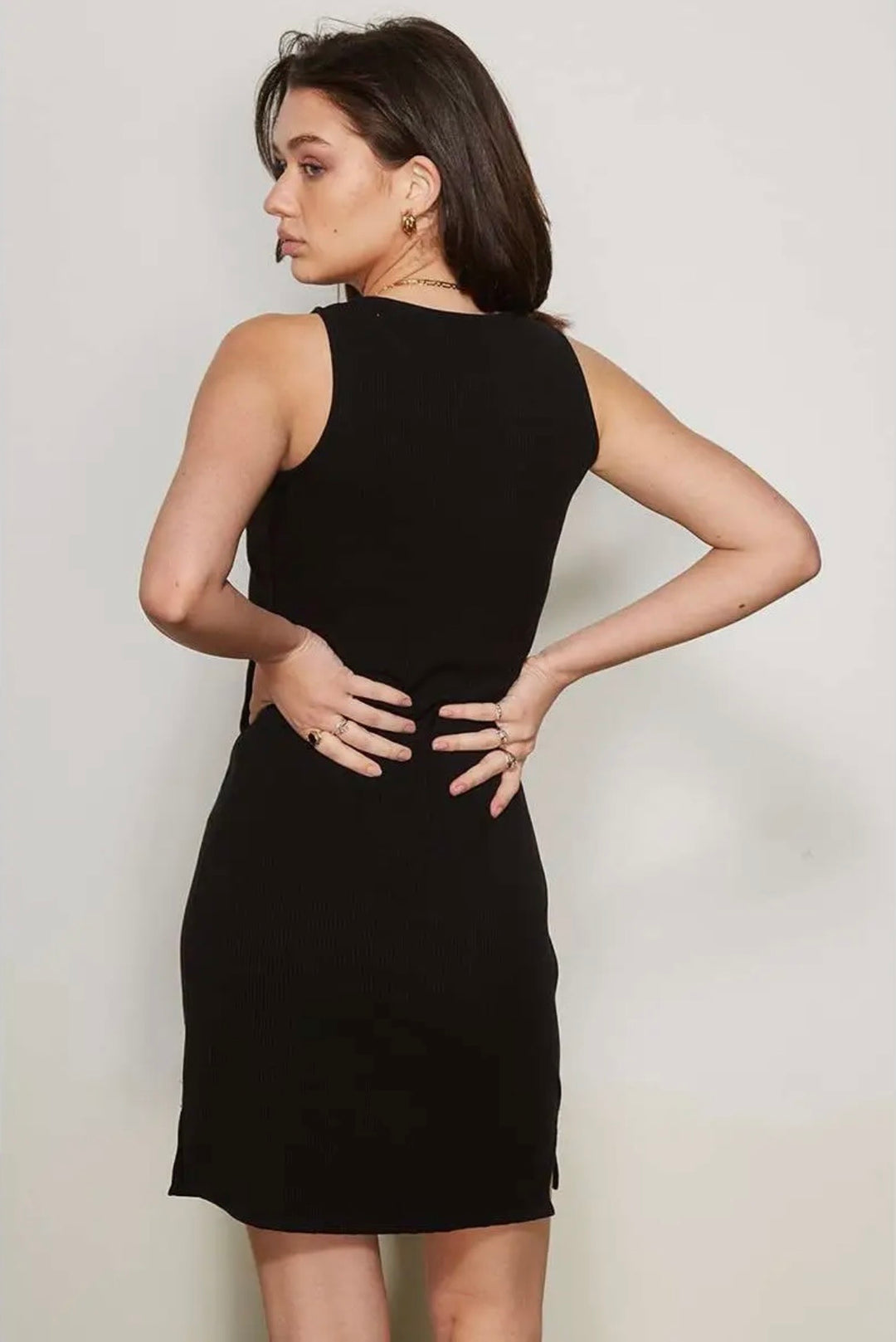 Black Knit Dress
