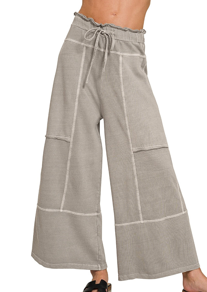 Gray Bohemian Flare Pant