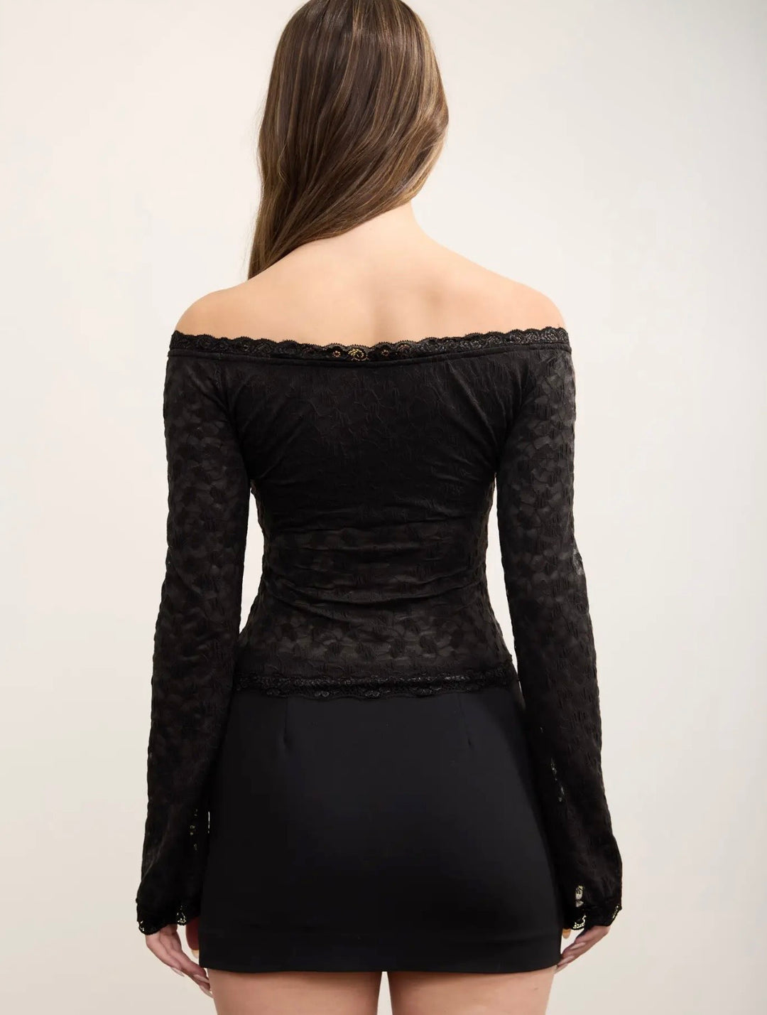 Scalloped Lace Top