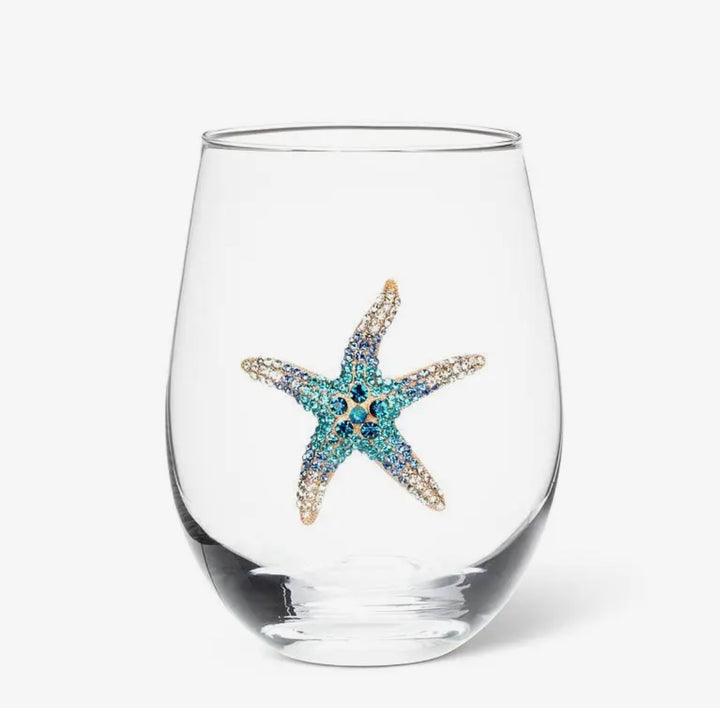 Starfish Sparkle Glass