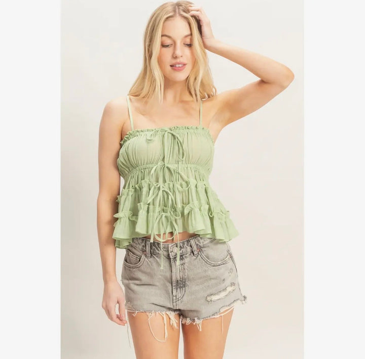 Ruffled Cami