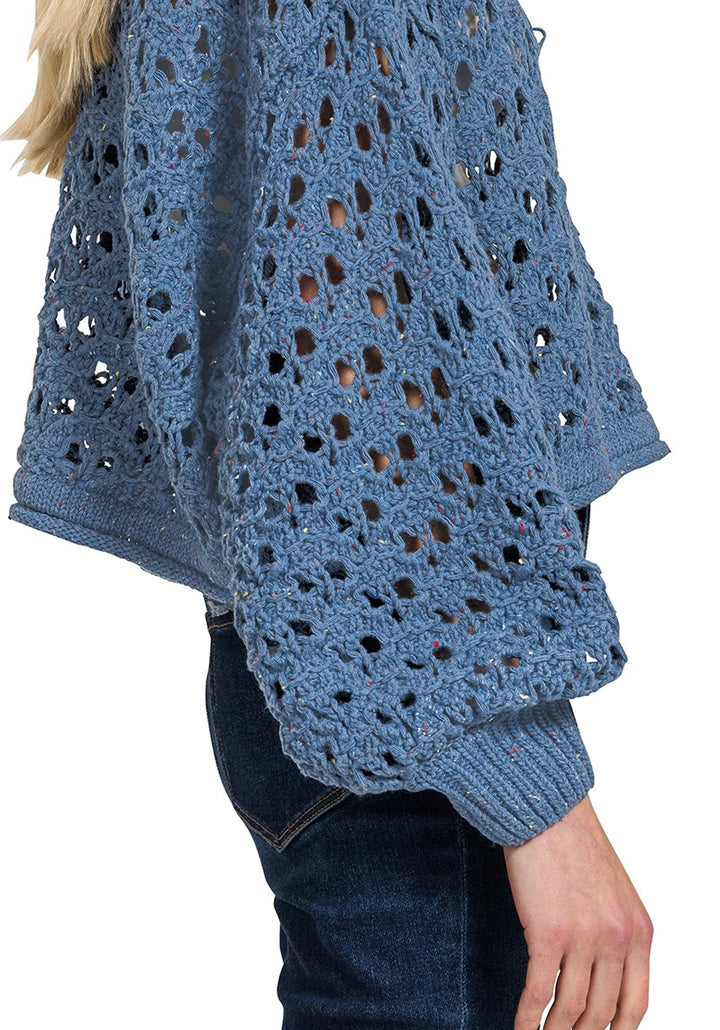 Boho Crochet Sweater