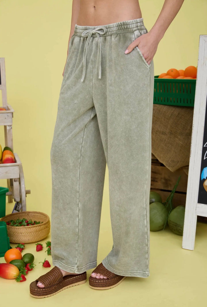 Misty Olive Sweats