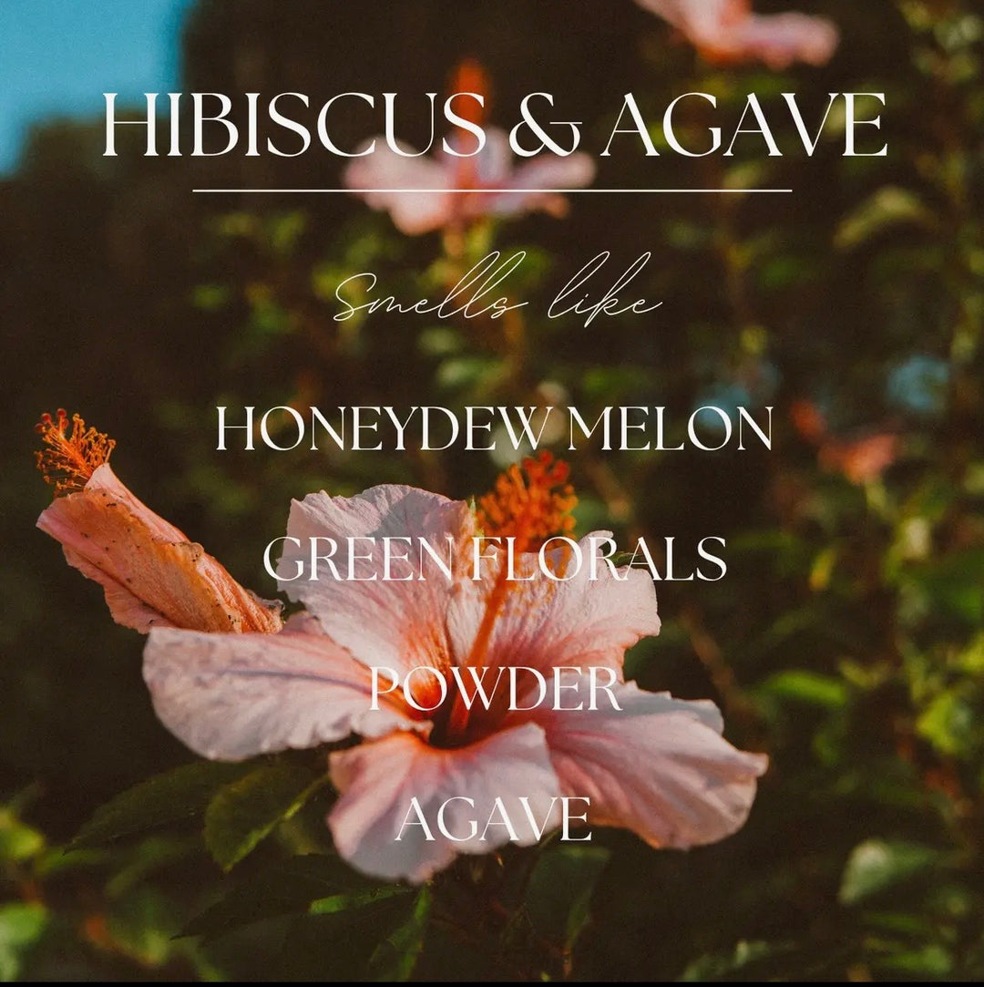 Hibiscus & Agave Candle