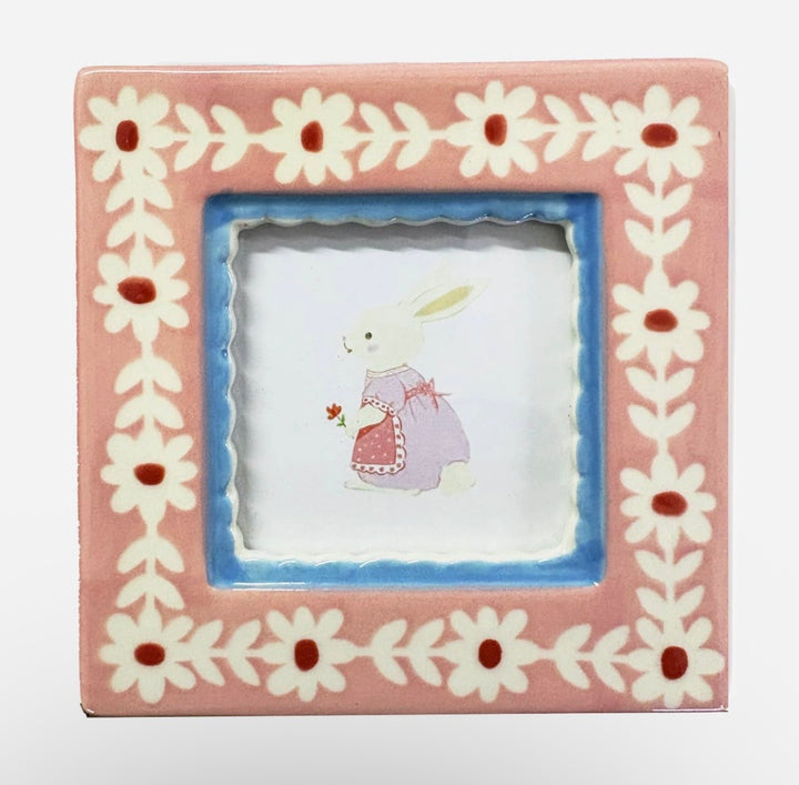 Ceramic Photo Frame - Pink