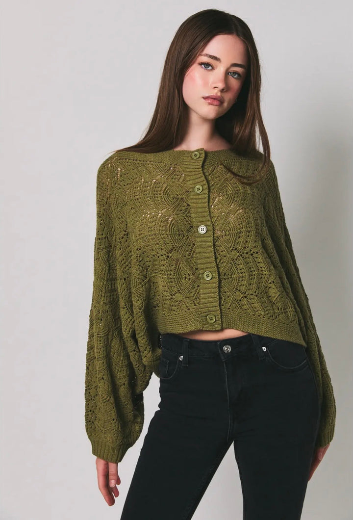 Olive Cardigan