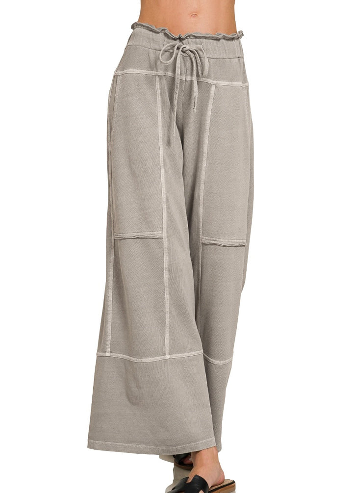 Gray Bohemian Flare Pant