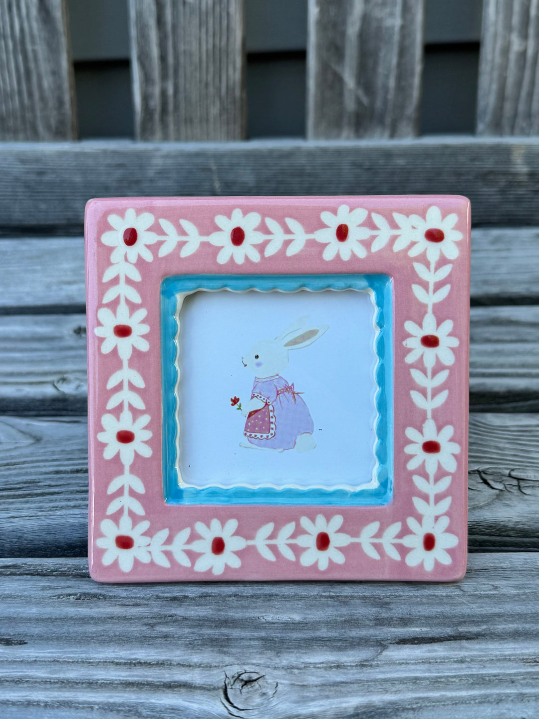 Ceramic Photo Frame - Pink