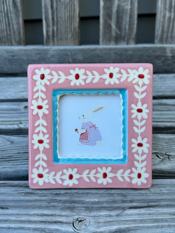 Ceramic Photo Frame - Pink