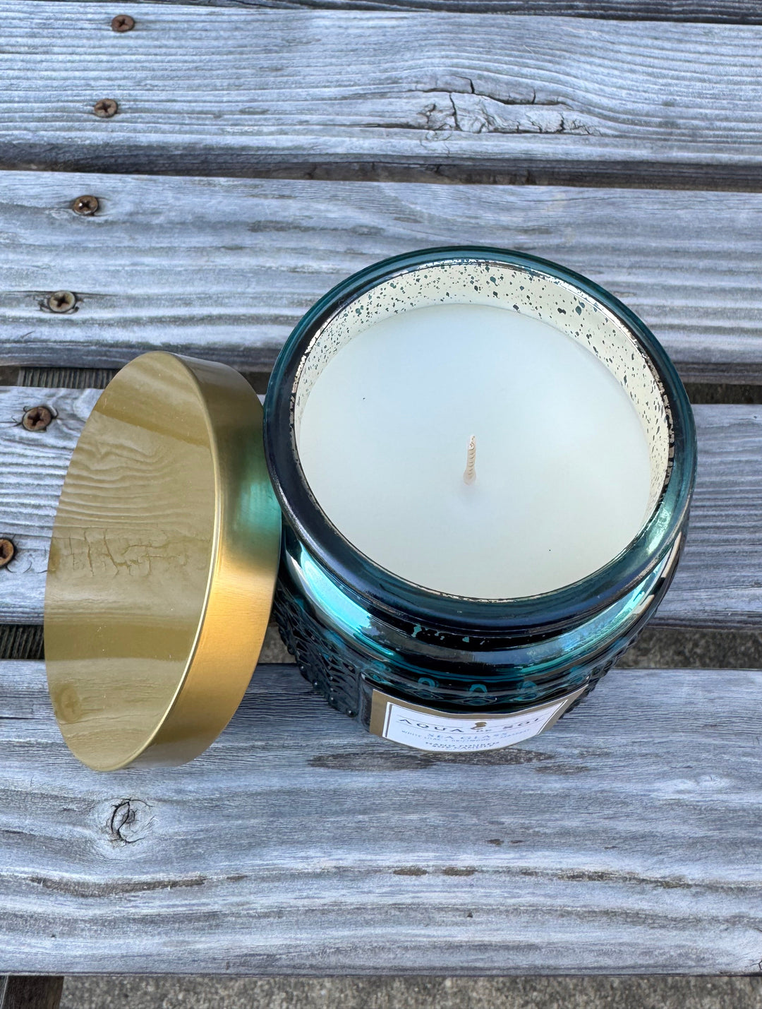 Sea Glass Candle