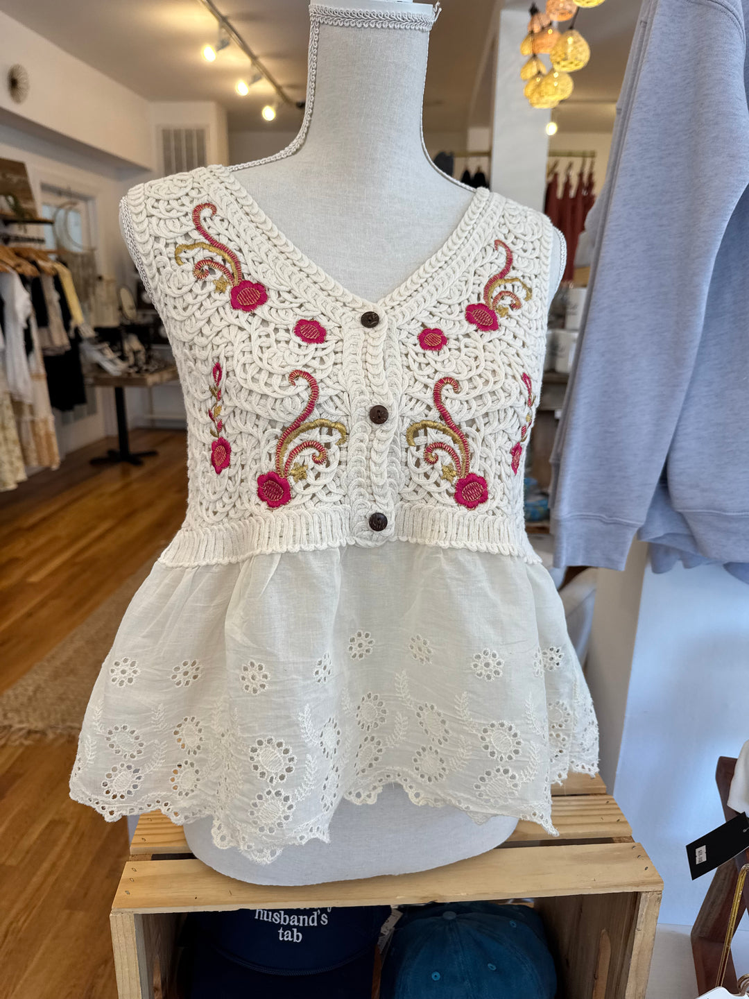 Paisley Peplum Blouse