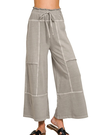 Gray Bohemian Flare Pant