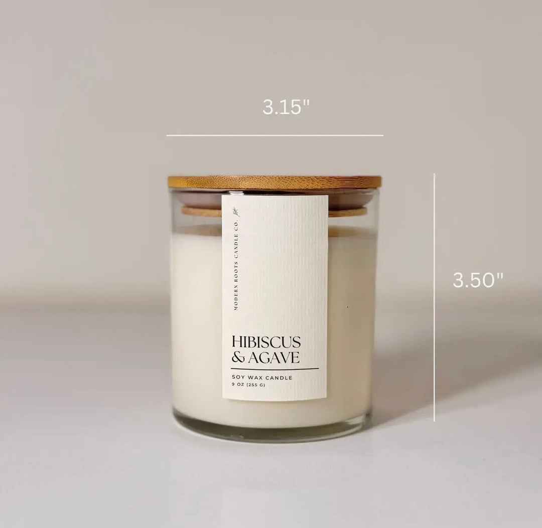 Hibiscus & Agave Candle