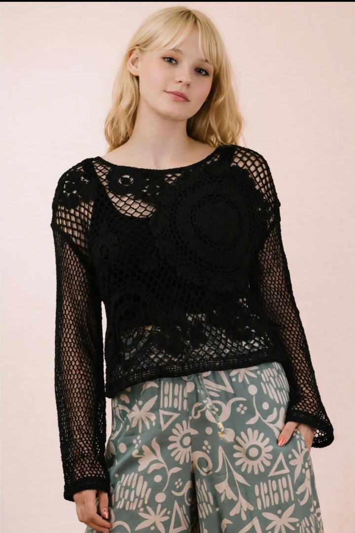 Rose Crochet Top