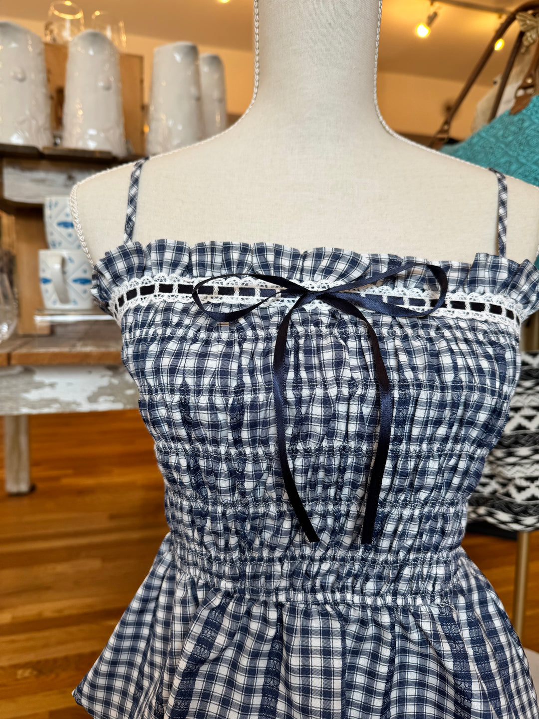 Gingham Tank