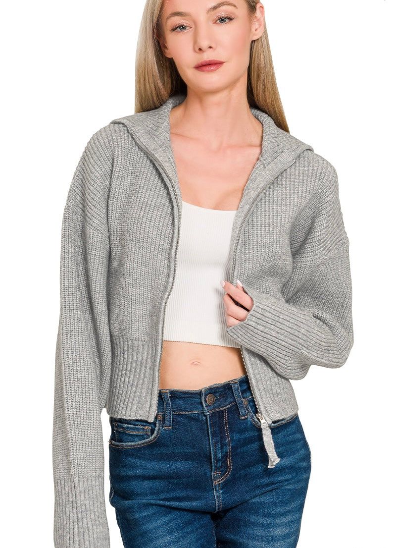 Double Zip Sweater