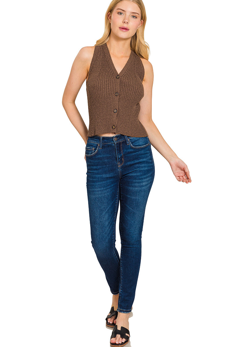 Mocha Sweater Vest