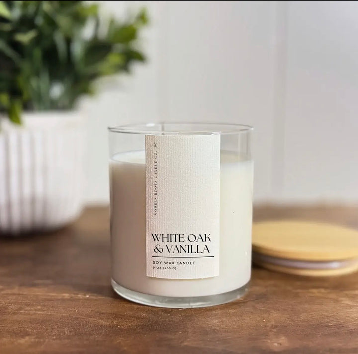 White Oak & Vanilla Candle