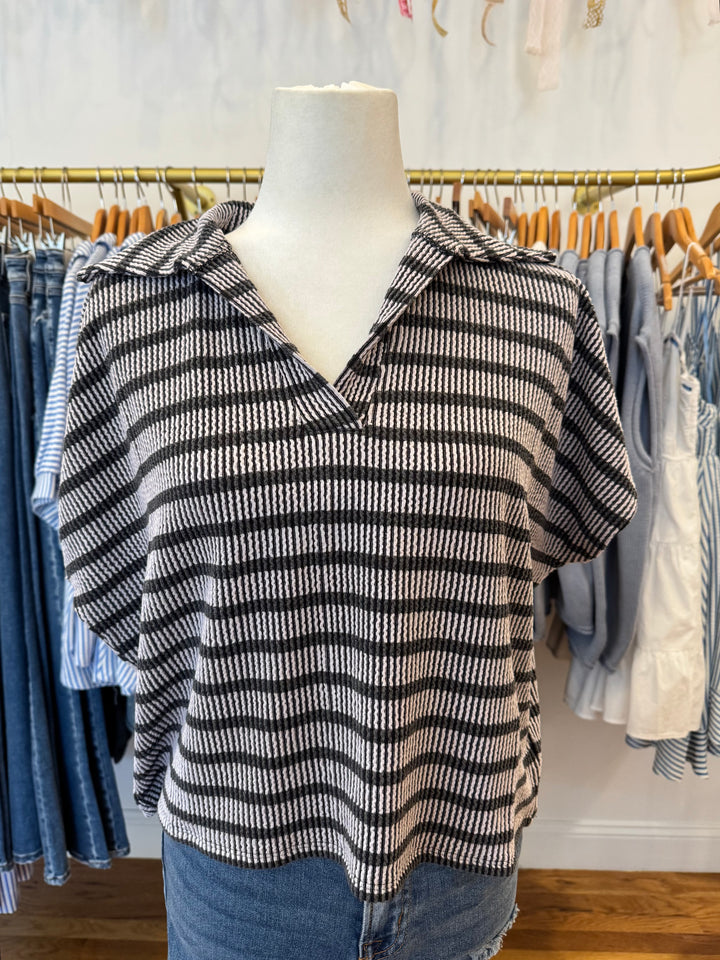 Smokey Stripe Top