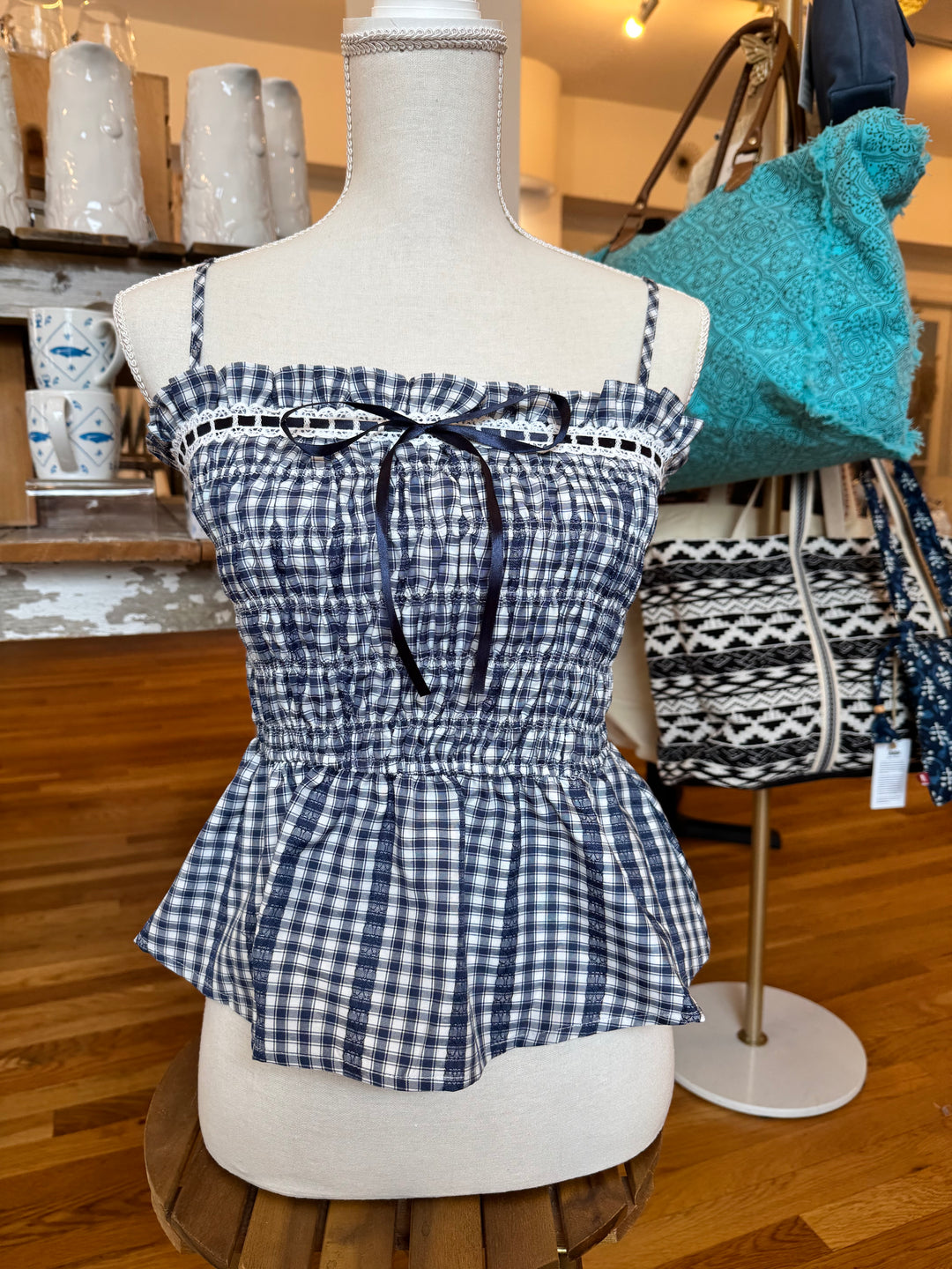 Gingham Tank