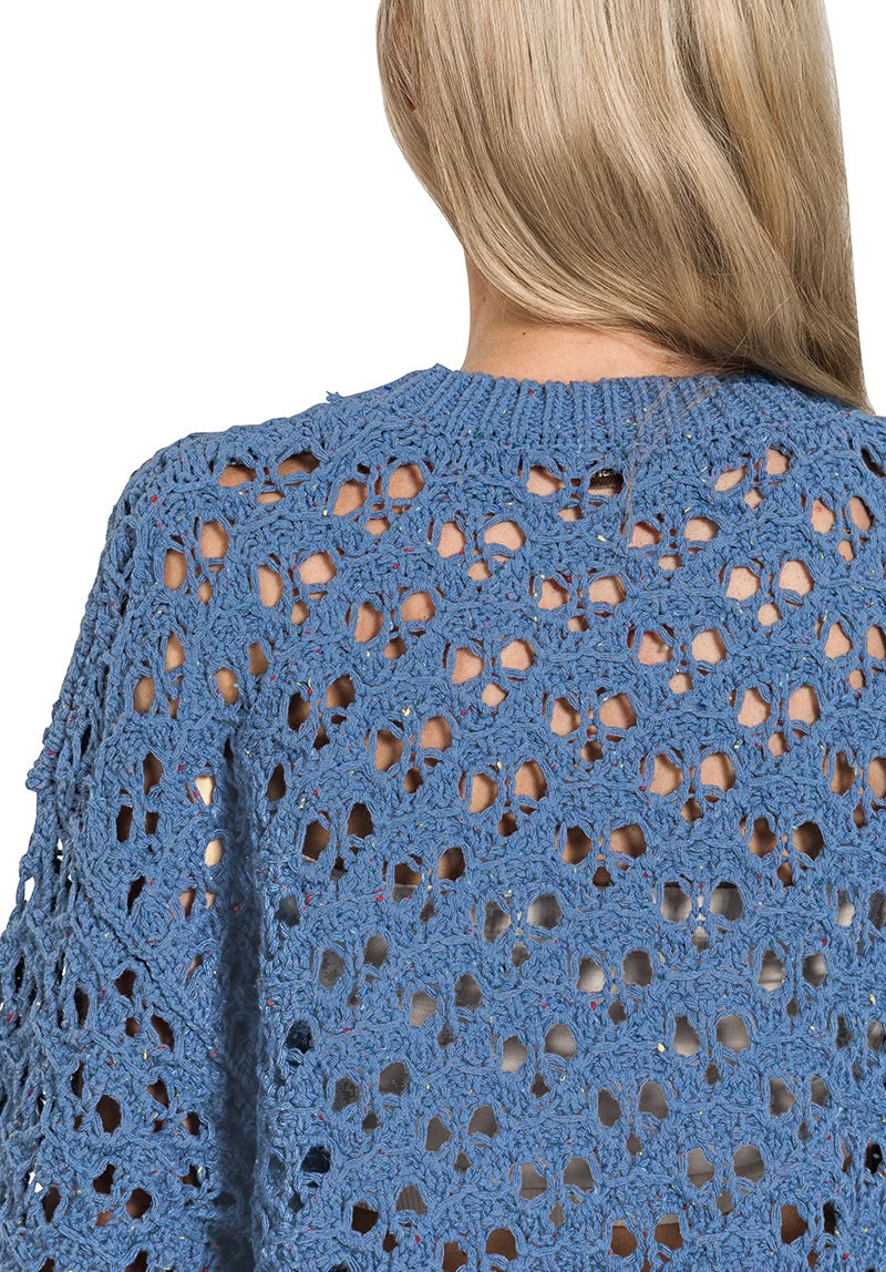 Boho Crochet Sweater