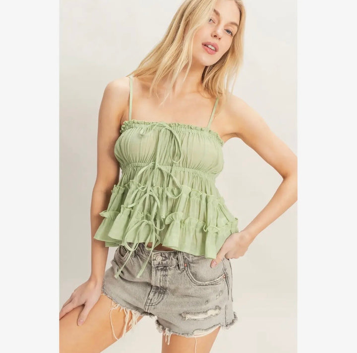 Ruffled Cami