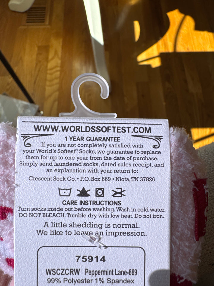 Pink Peppermint Socks