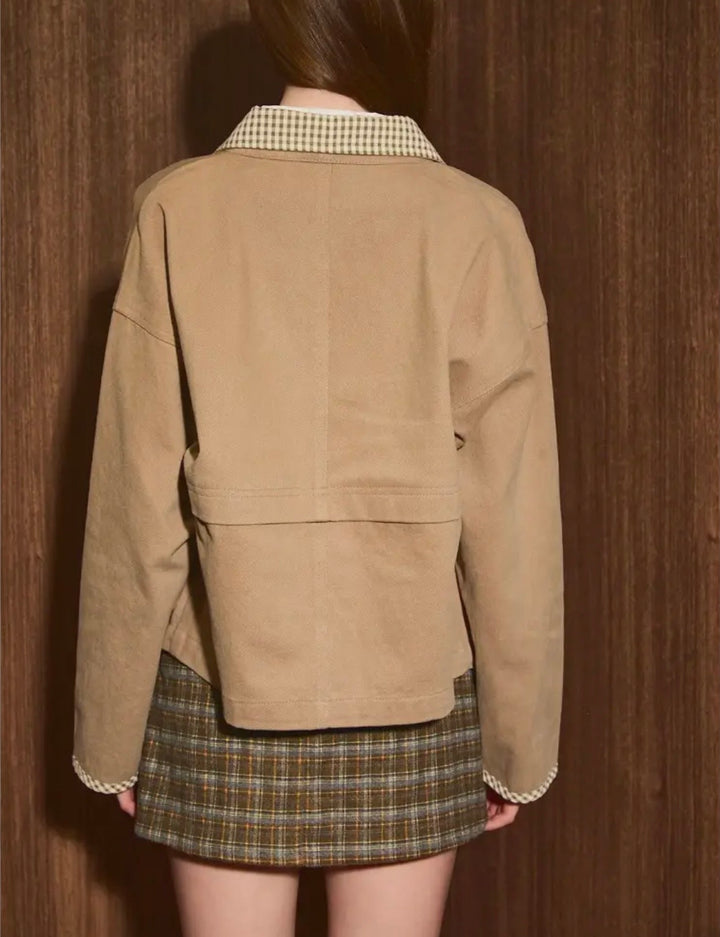 Gingham Button-Up