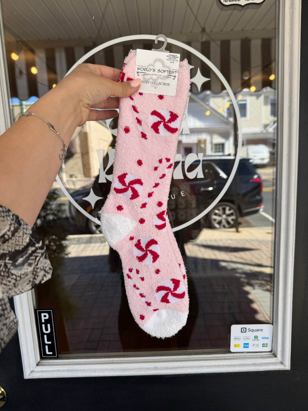 Pink Peppermint Socks