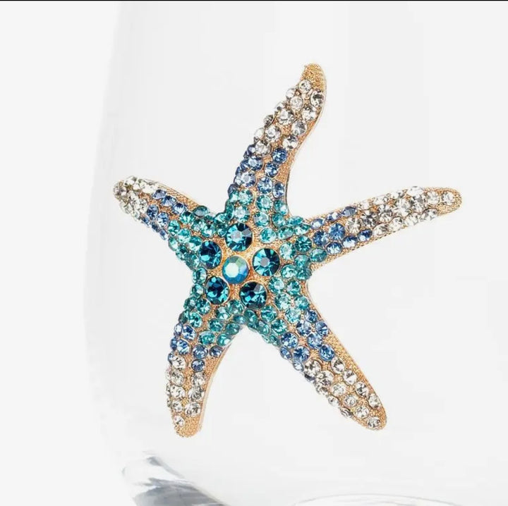 Starfish Sparkle Glass