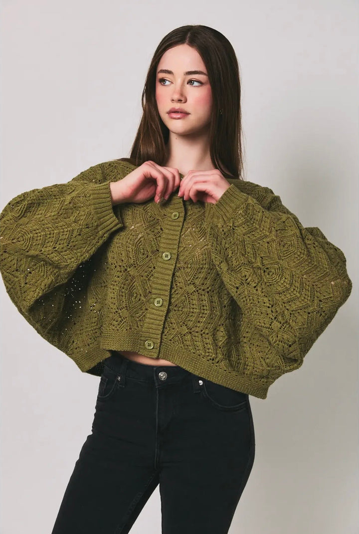 Olive Cardigan