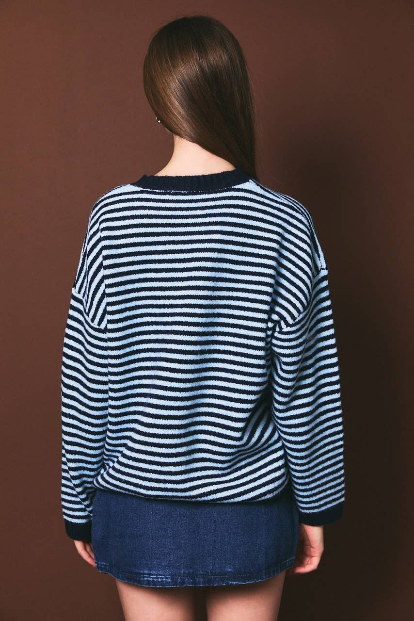 Bluebell Stripe Sweater