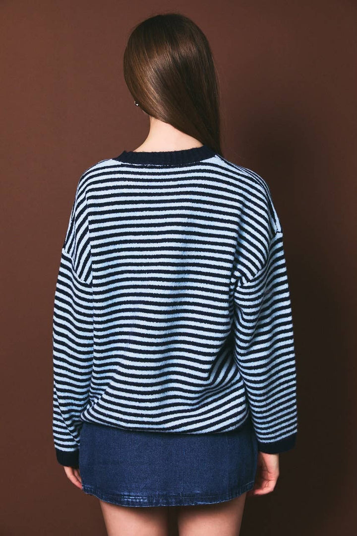 Bluebell Stripe Sweater