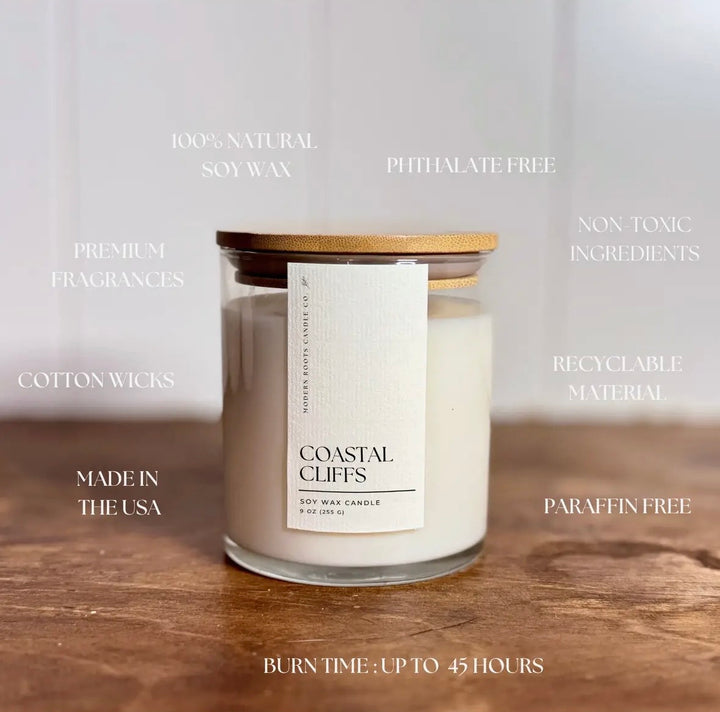 Coastal Cliffs Candle