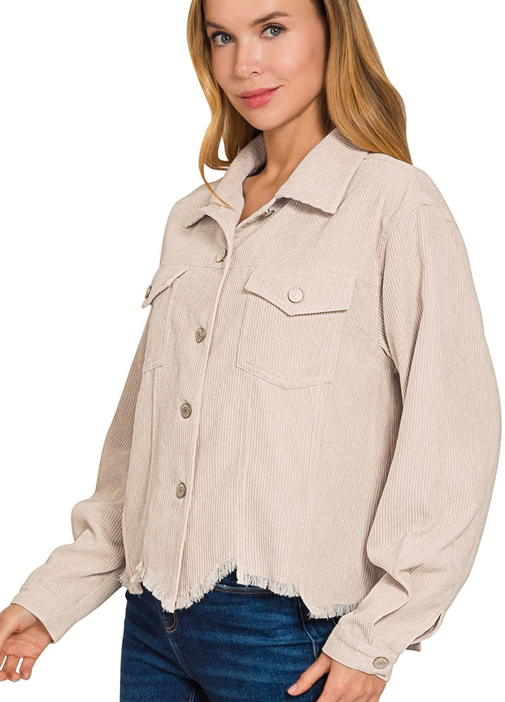Corduroy Crop Jacket