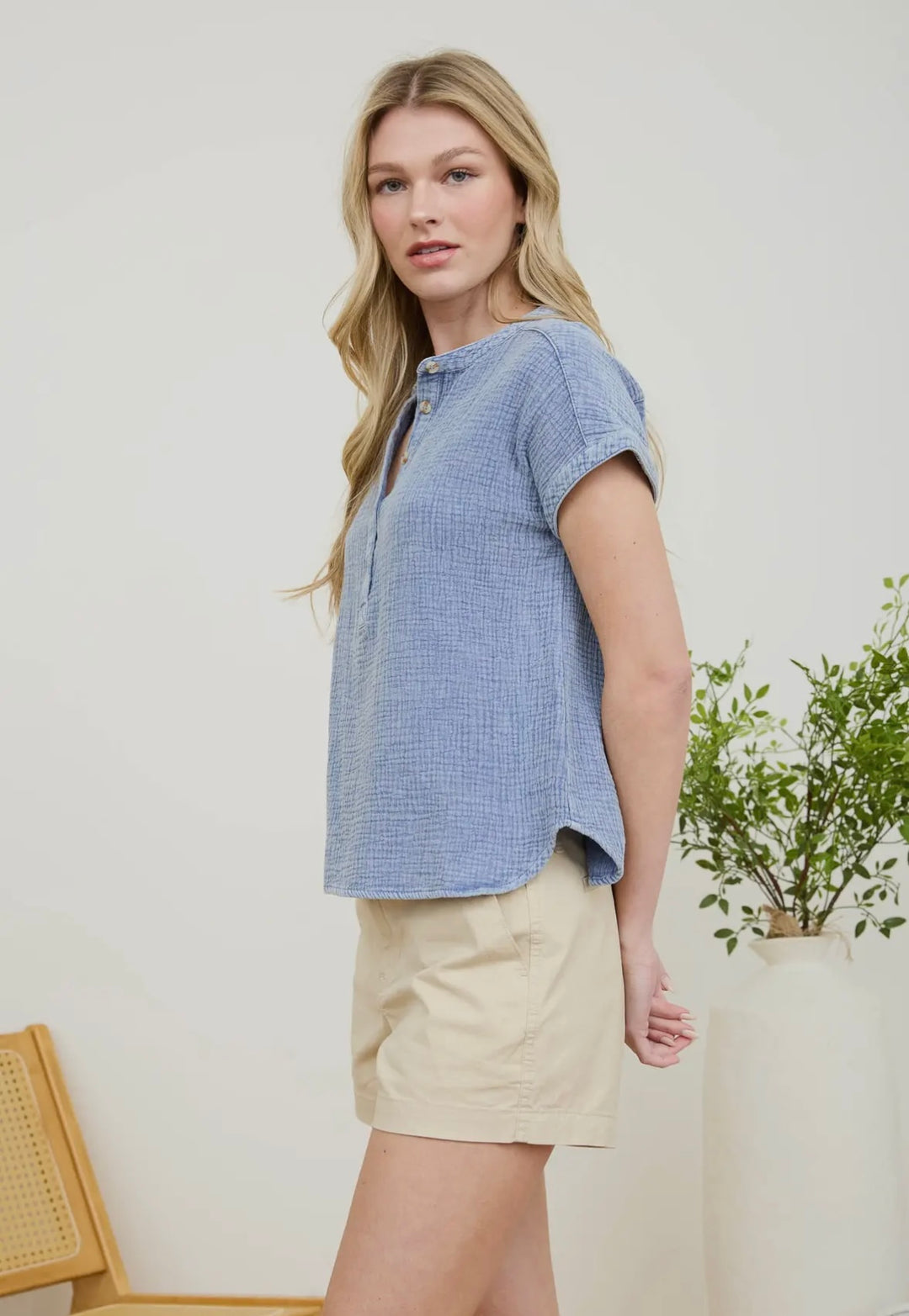 Chambray Blouse