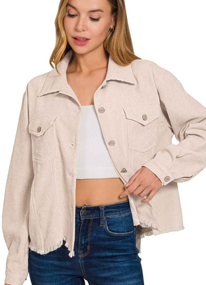 Corduroy Crop Jacket