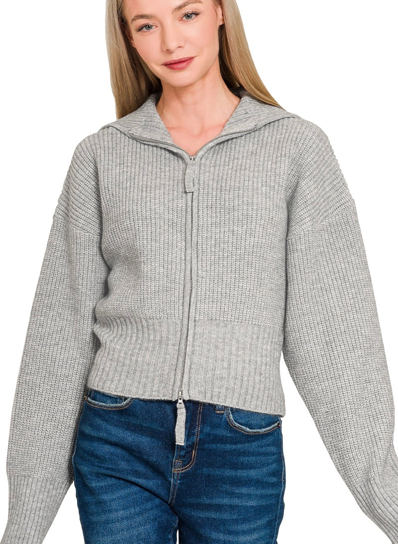 Double Zip Sweater