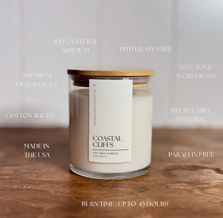 Coastal Cliffs Candle