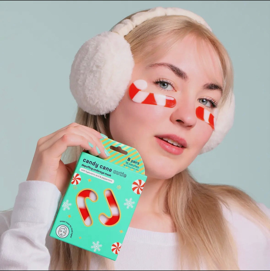 Candy Cane Eye Patches