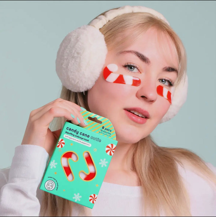 Candy Cane Eye Patches