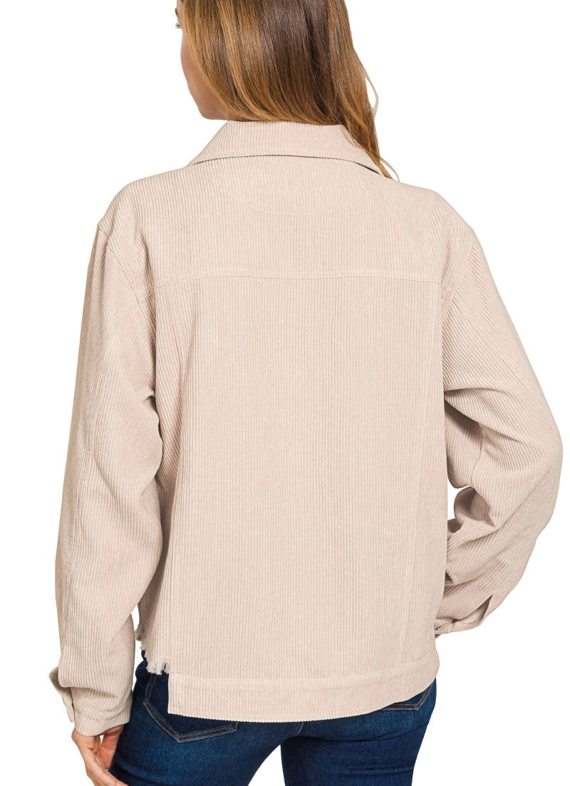 Corduroy Crop Jacket