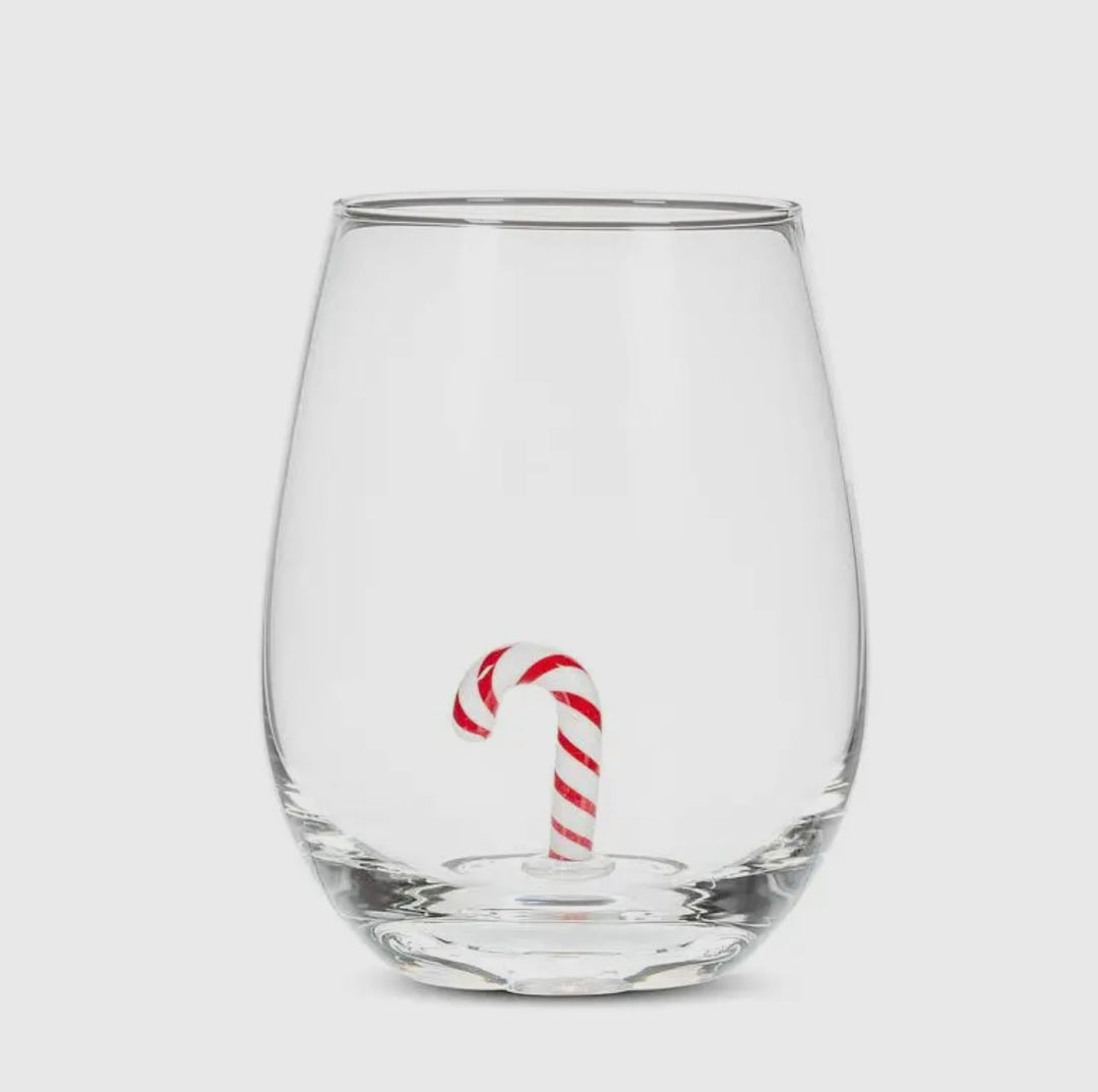 Candy Cane Glass