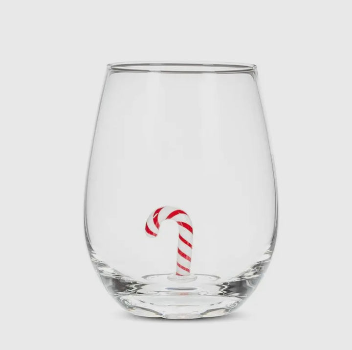 Candy Cane Glass