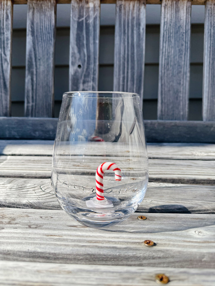 Candy Cane Glass