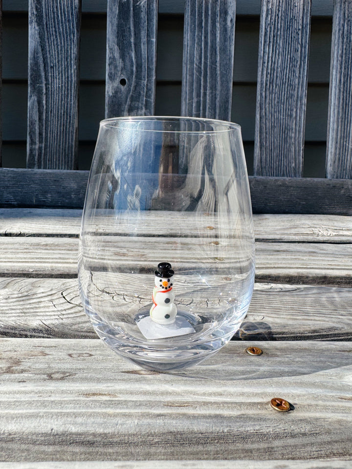 Snowman Glass